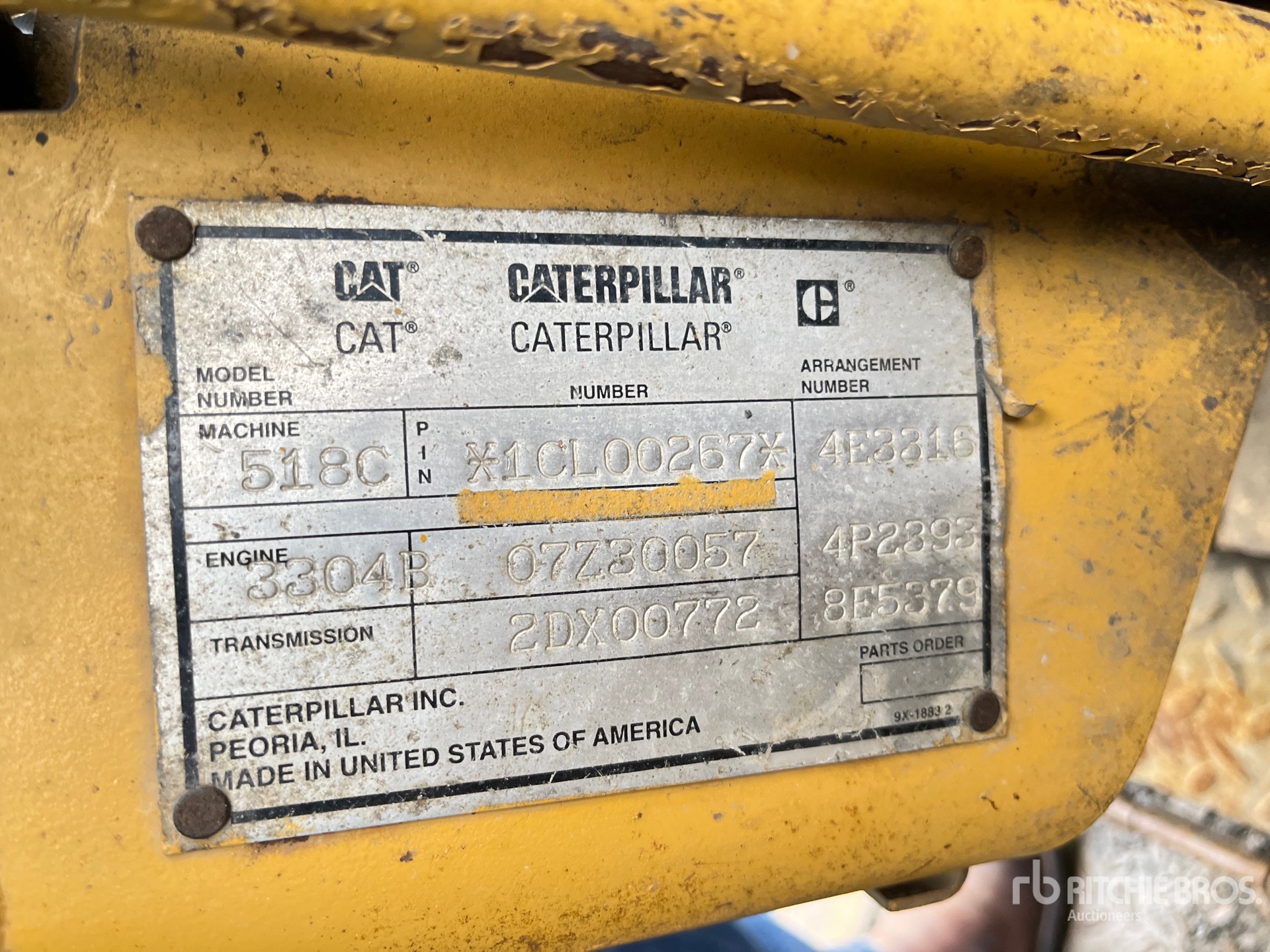 General Appearance with Seriennummer / FIN