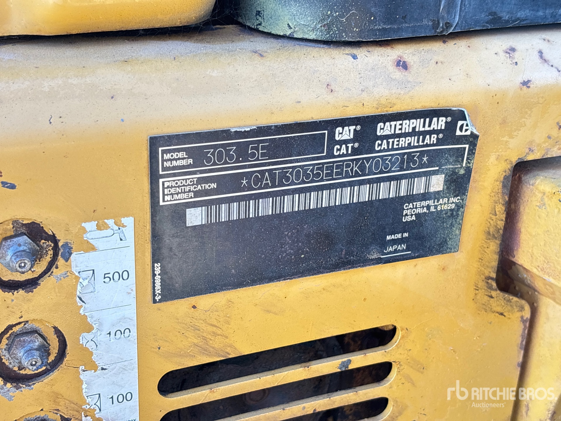 General Appearance with Numéro de série/Numéro d'identification du véhicule automobile