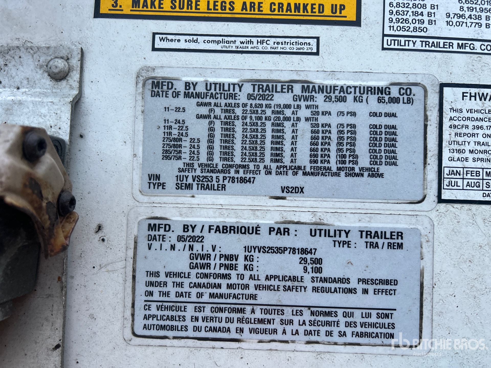 General Appearance with Seriennummer / FIN