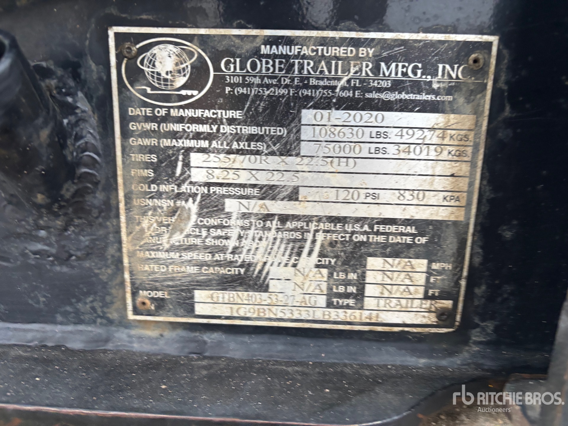 General Appearance with Numero seriale/numero d’identificazione del veicolo (VIN)