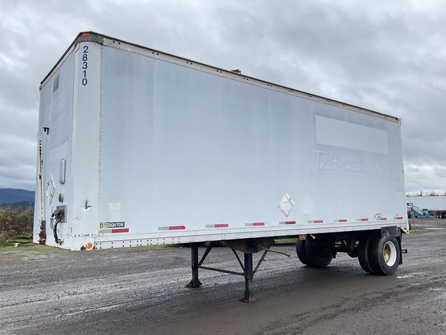 2000 Stoughton DVW-285S 28 ft S/A Van Trailer