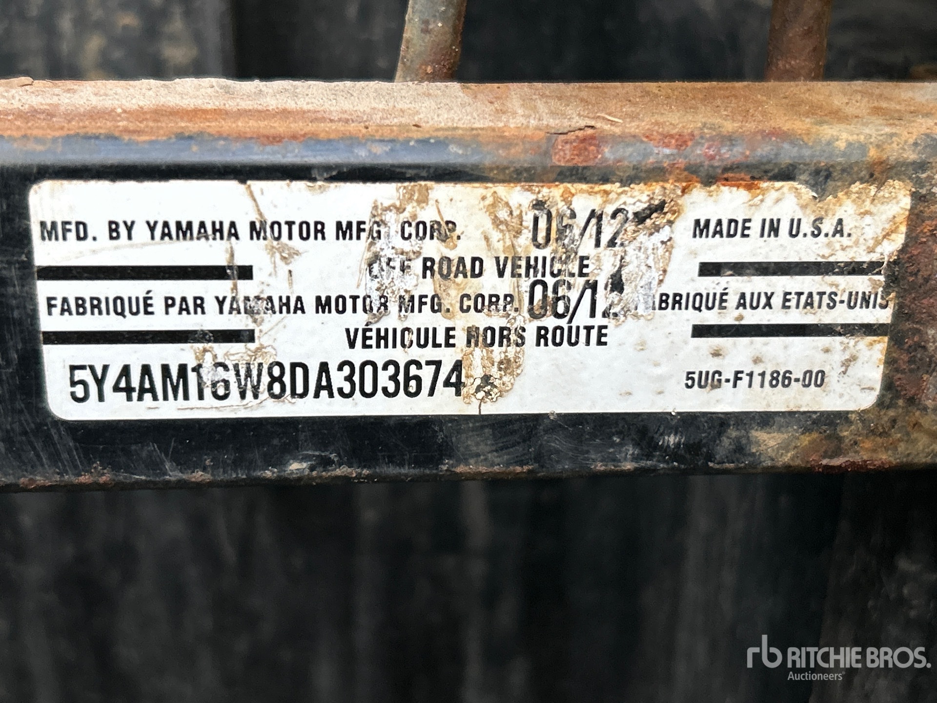 General Appearance with N.º de serie/VIN