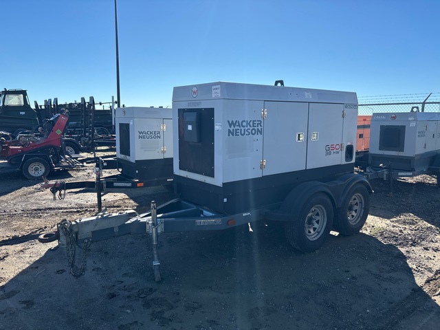 2017 (unverified) Wacker G50 T4F 38 kW Mobile Generator Set 2017 (unverified) Wacker G50 T4F 38 kW Mobile Generator Set