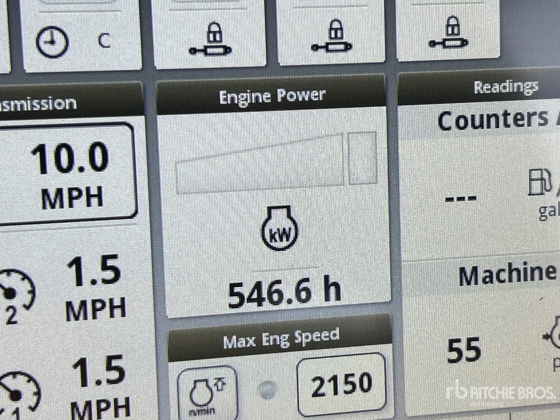 General Appearance with Hour Meter / Odometer