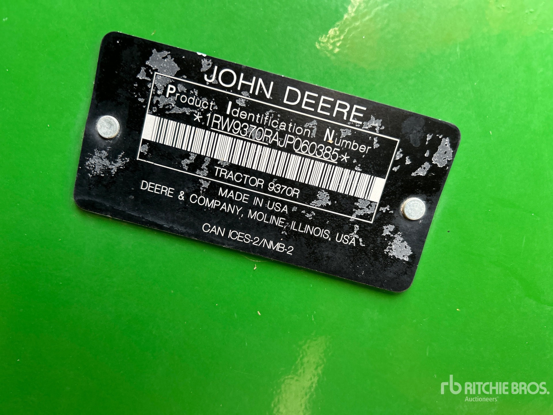 General Appearance with Seriennummer / FIN