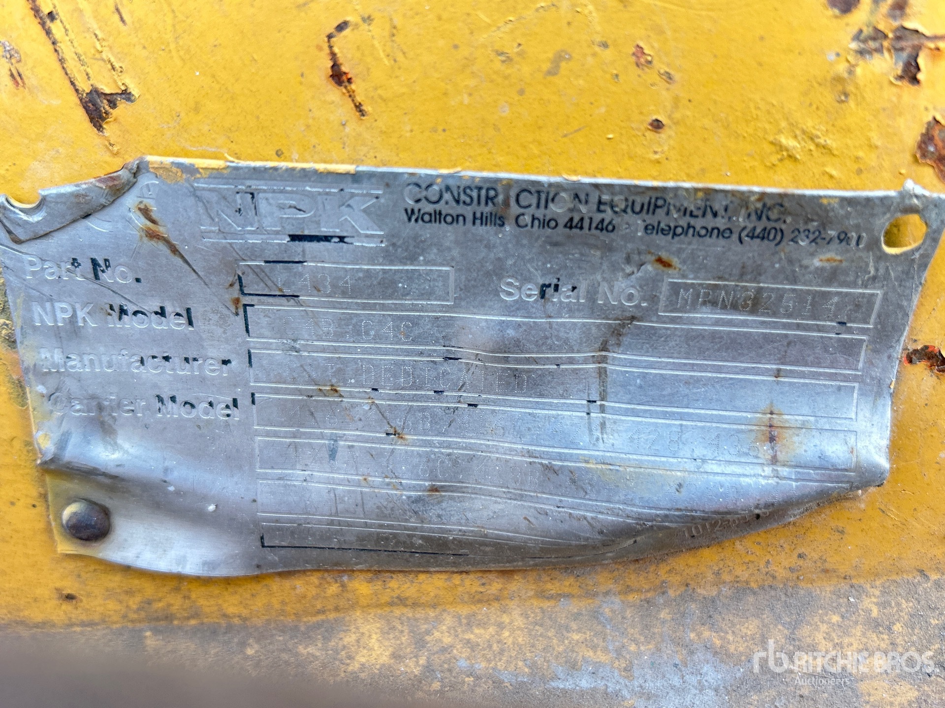 General Appearance with Numero seriale/numero d’identificazione del veicolo (VIN)