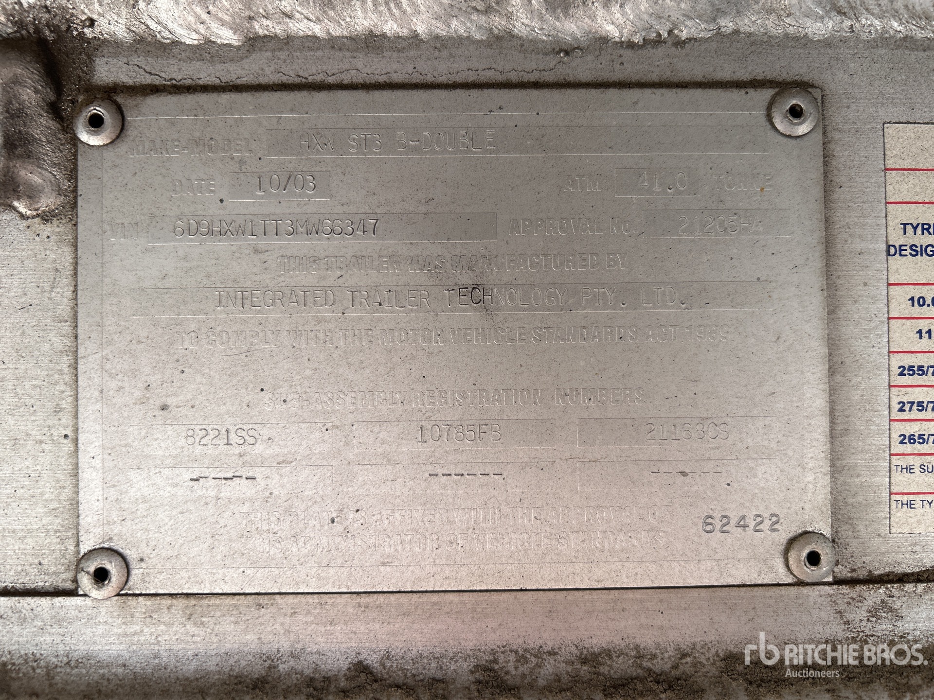 General Appearance with Seriennummer / FIN