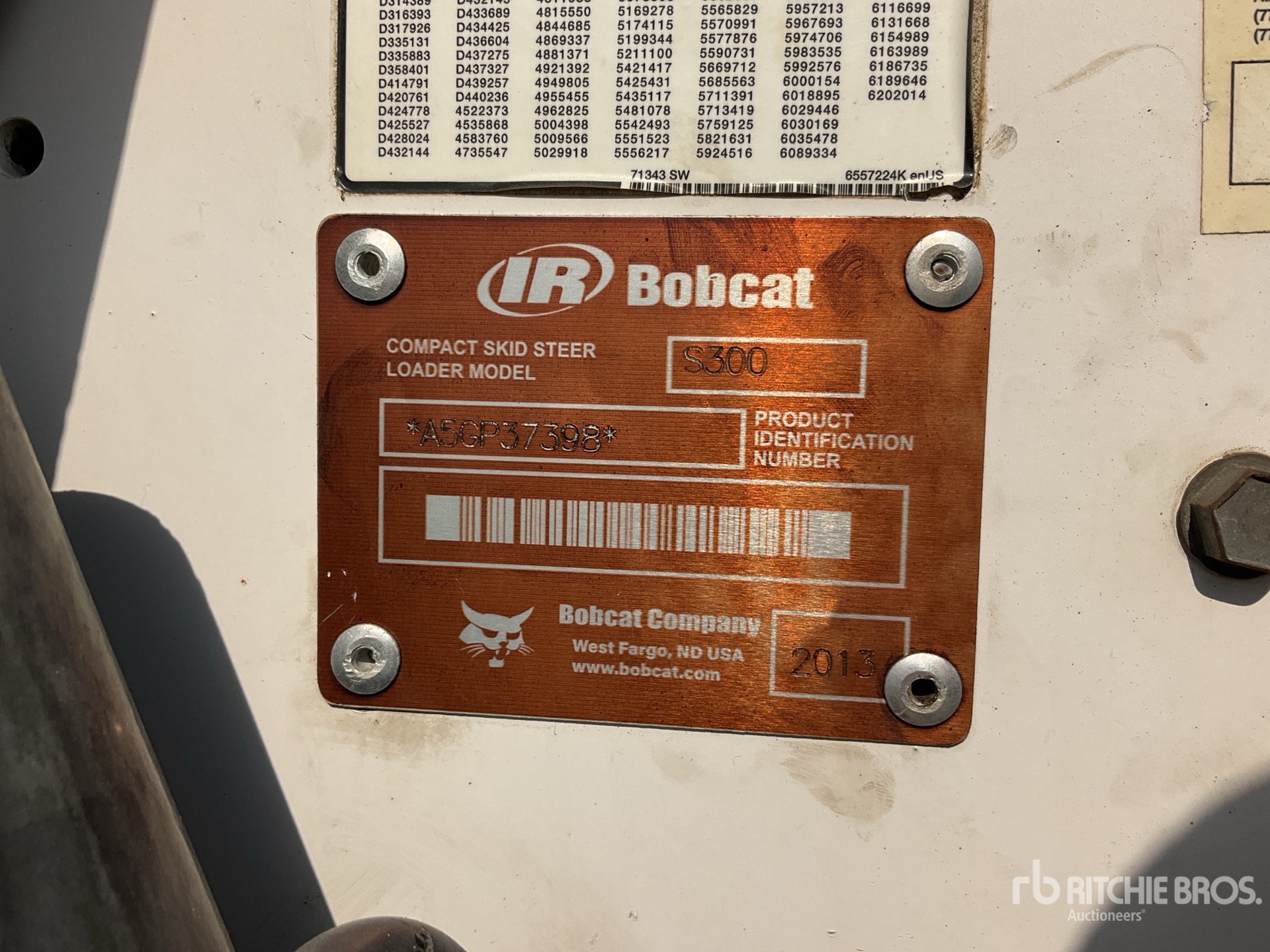 General Appearance with Numéro de série/Numéro d'identification du véhicule automobile