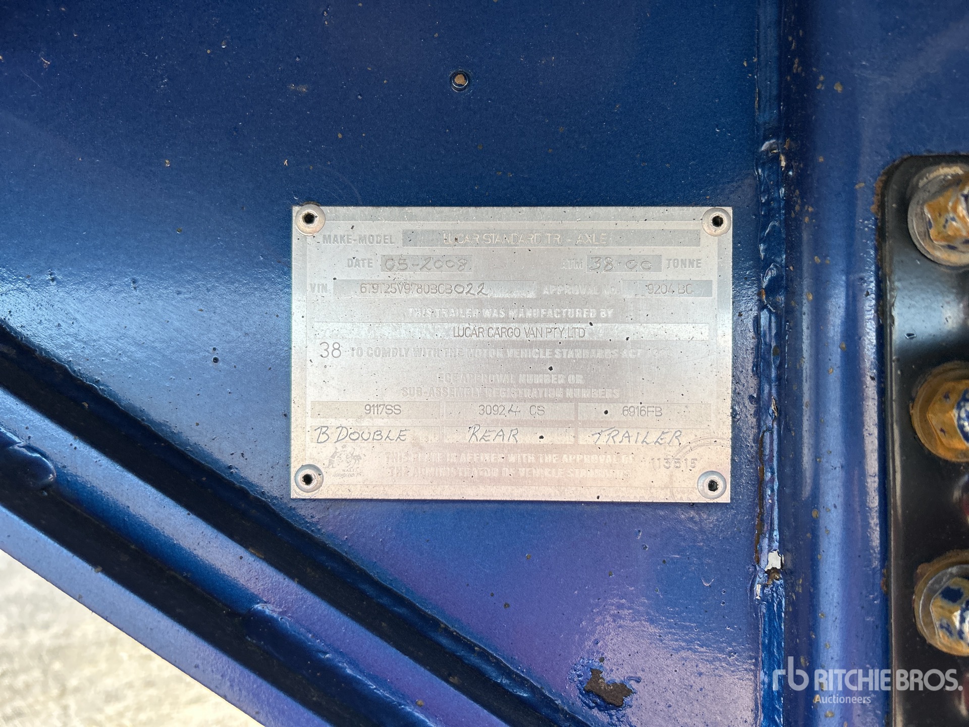 General Appearance with Numero seriale/numero d’identificazione del veicolo (VIN)