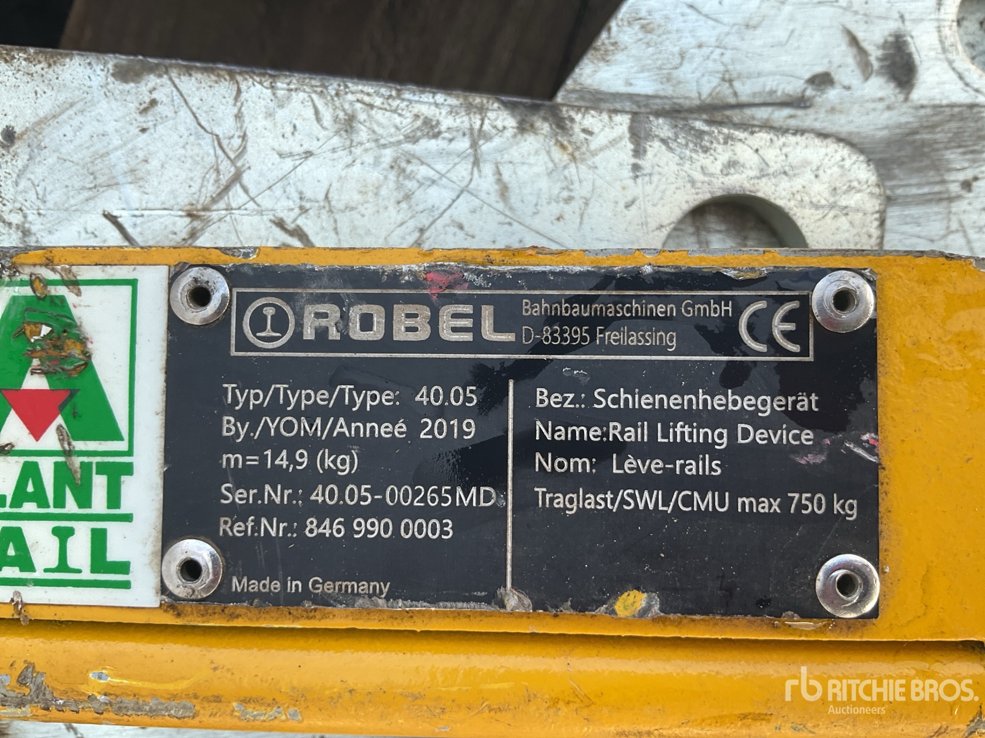 General Appearance with N.º de serie/VIN