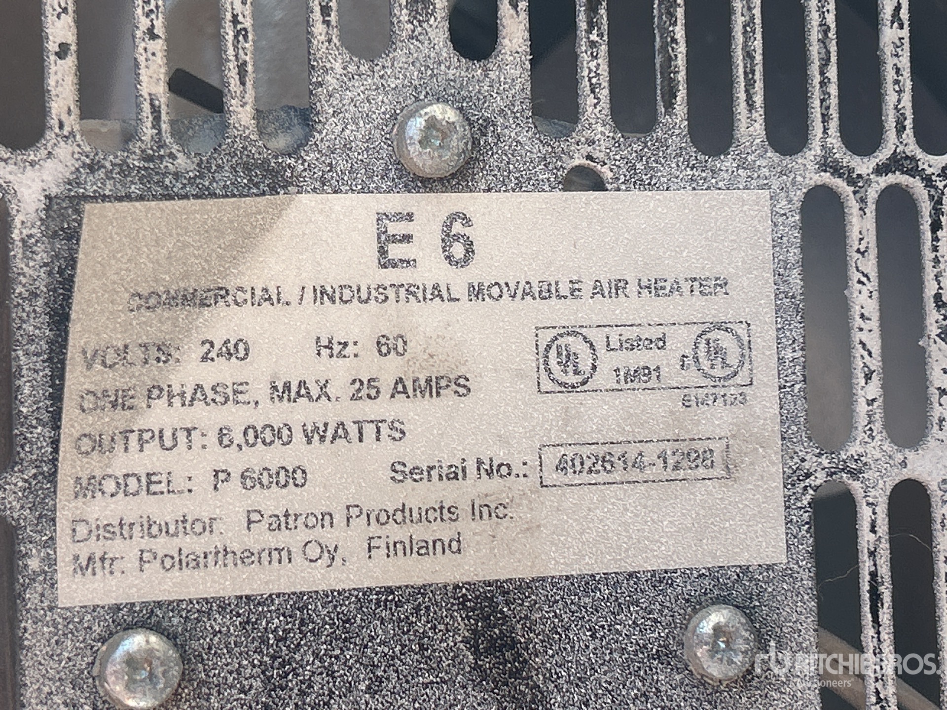 General Appearance with Seriennummer / FIN