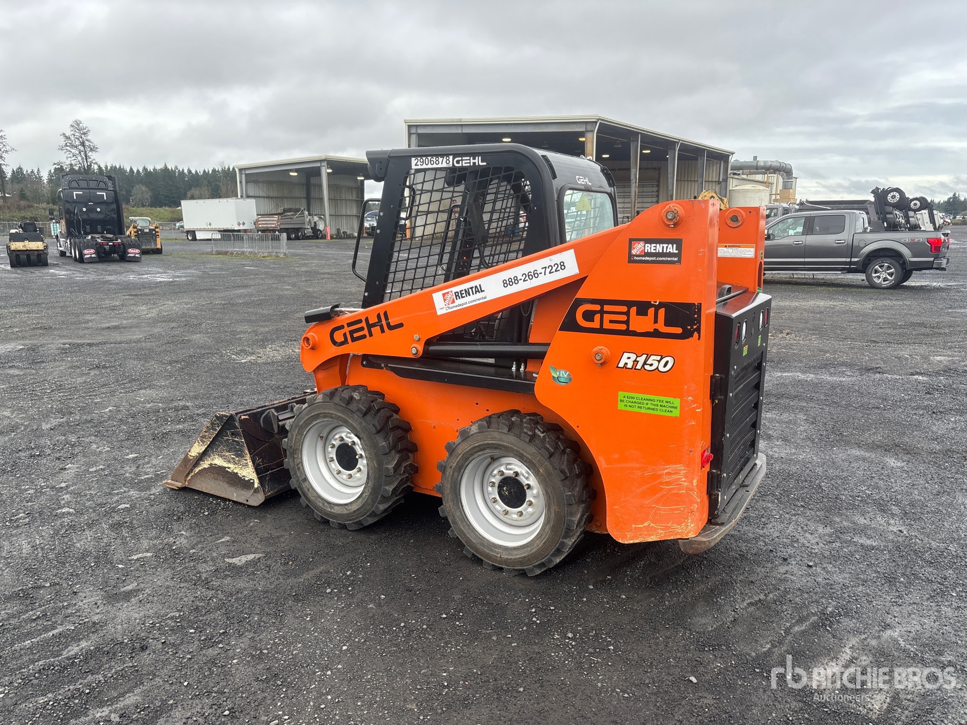 General Appearance with Picture, Left Rear Corner