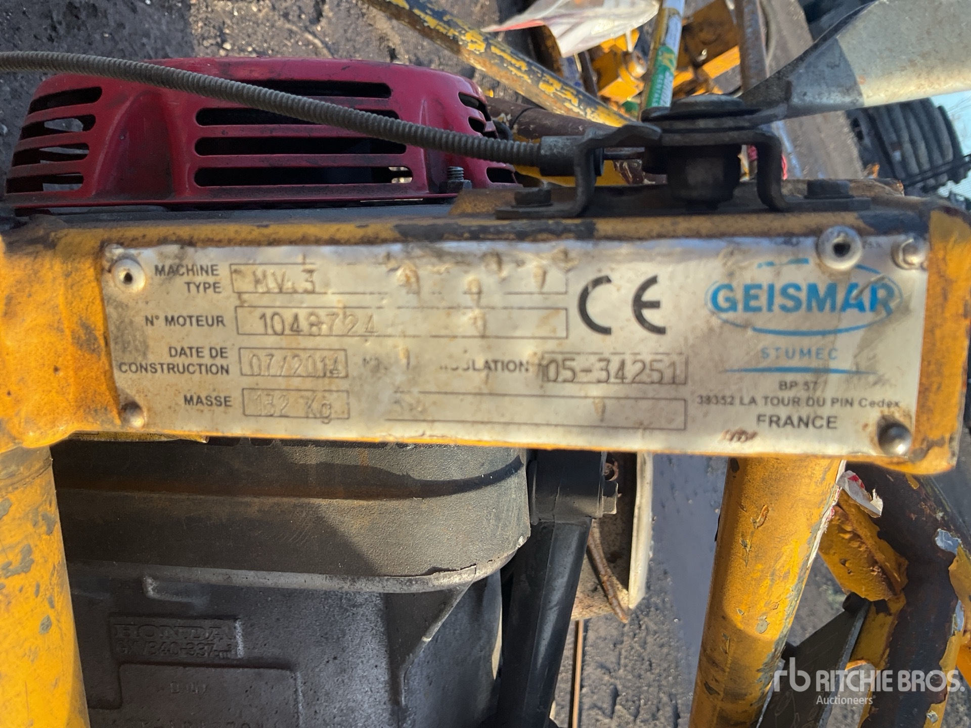 General Appearance with N.º de serie/VIN