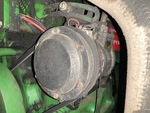 Engine with A/C Compressor