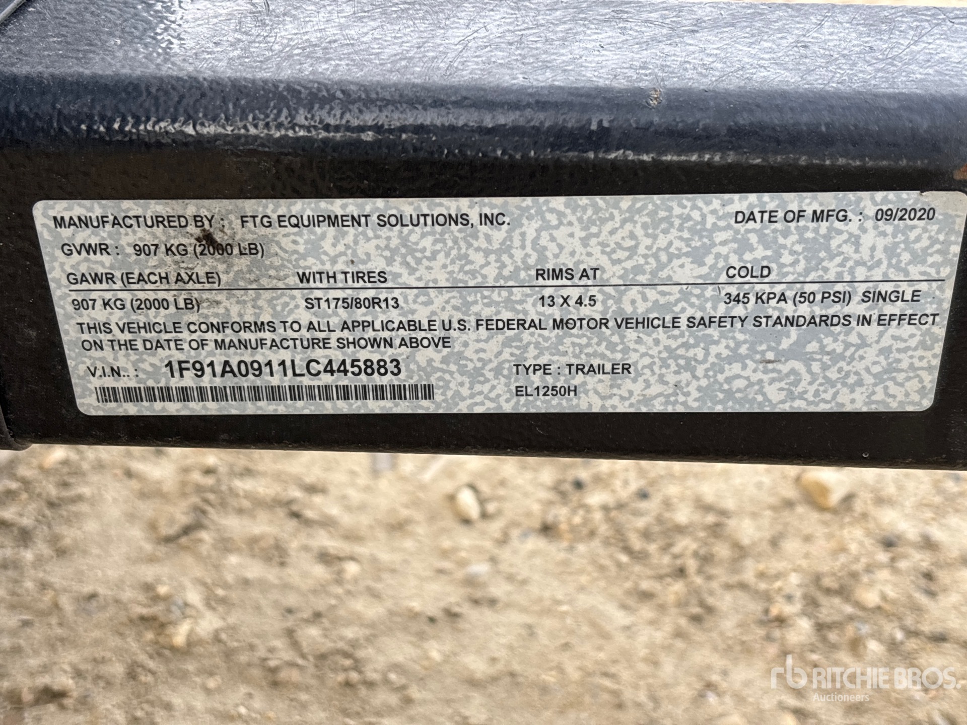 General Appearance with N.º de serie/VIN