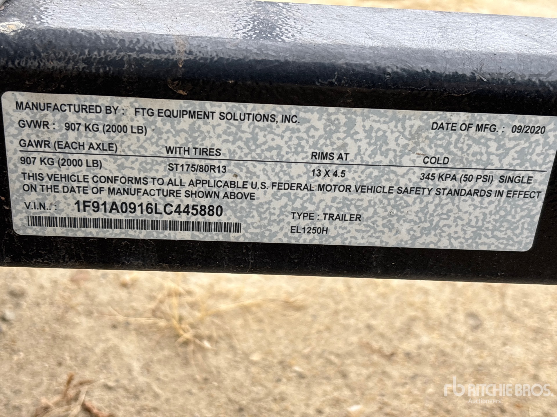 General Appearance with N.º de serie/VIN