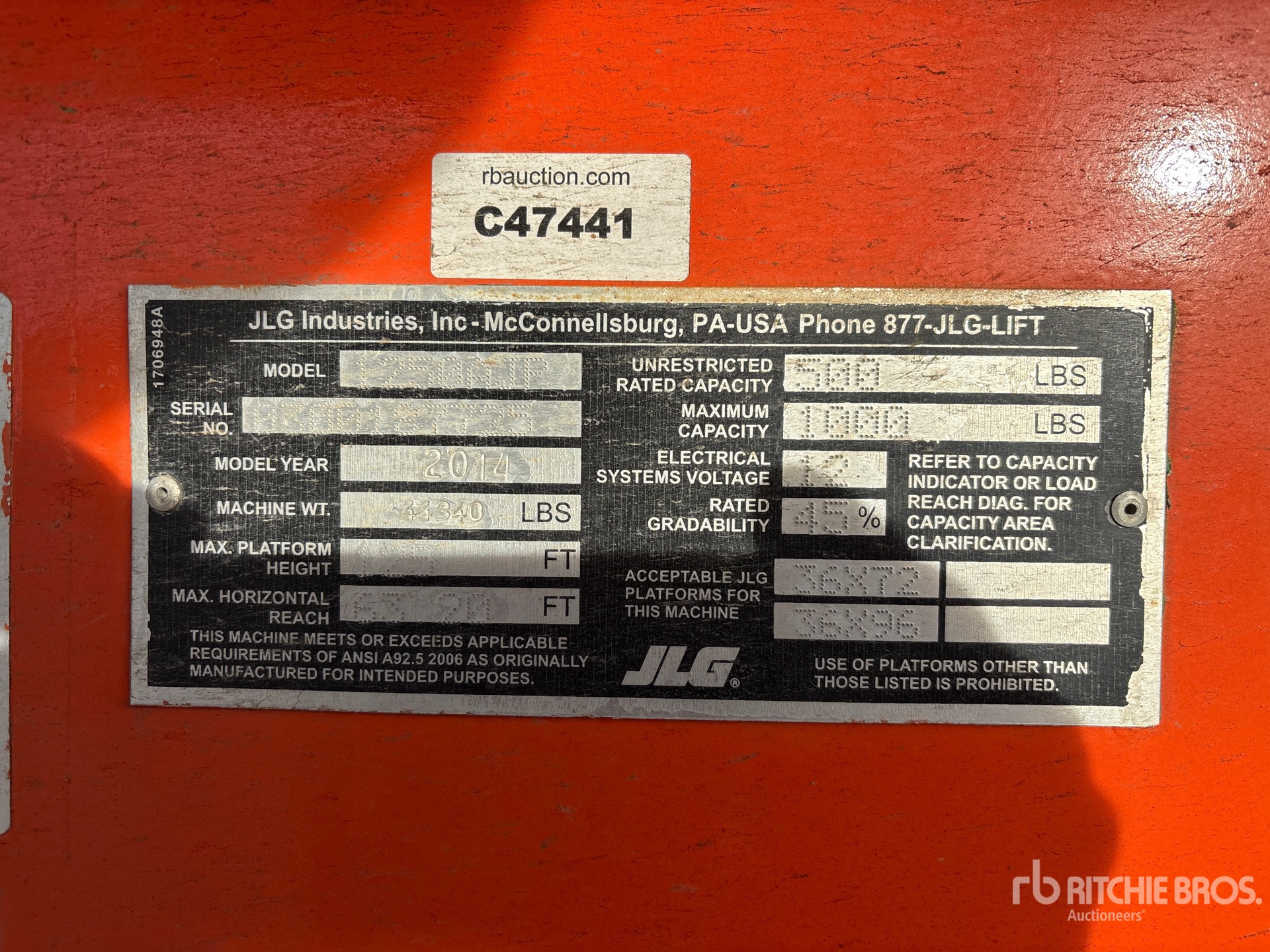 General Appearance with Numéro de série/Numéro d'identification du véhicule automobile