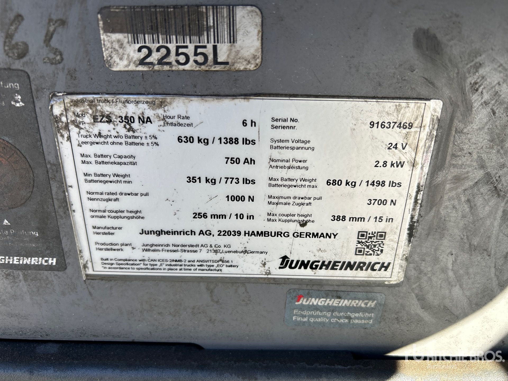 General Appearance with Seriennummer / FIN