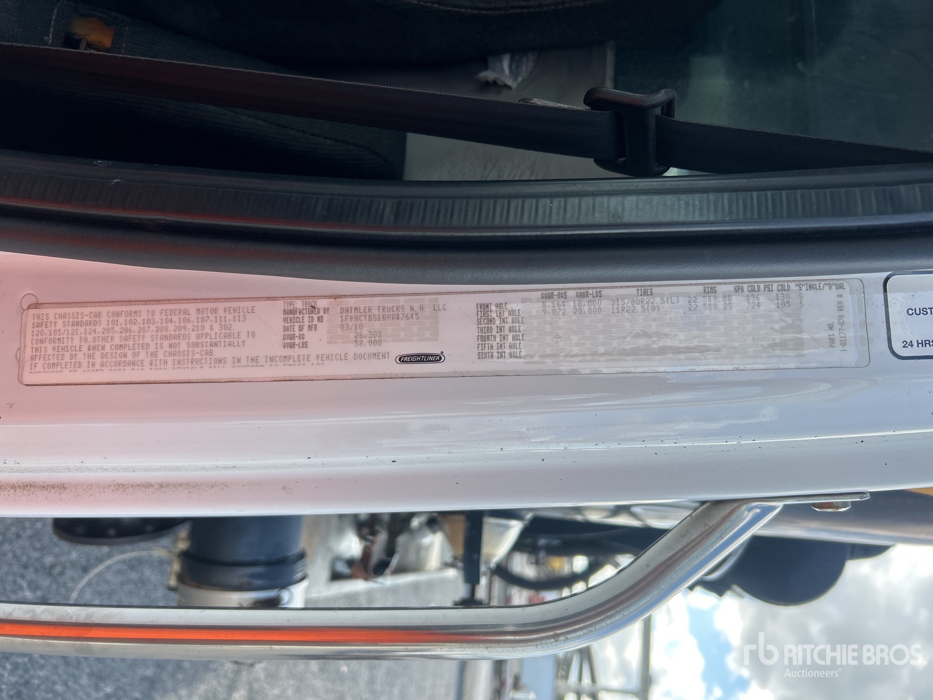 General Appearance with Numer seryjny/numer identyfikacyjny pojazdu