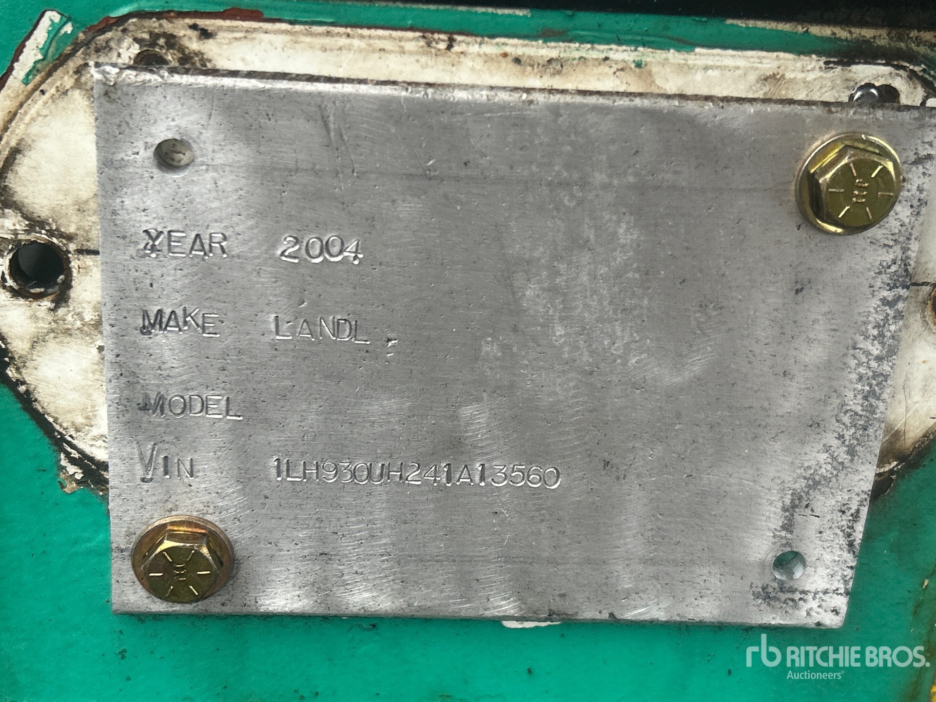 General Appearance with Numero seriale/numero d’identificazione del veicolo (VIN)