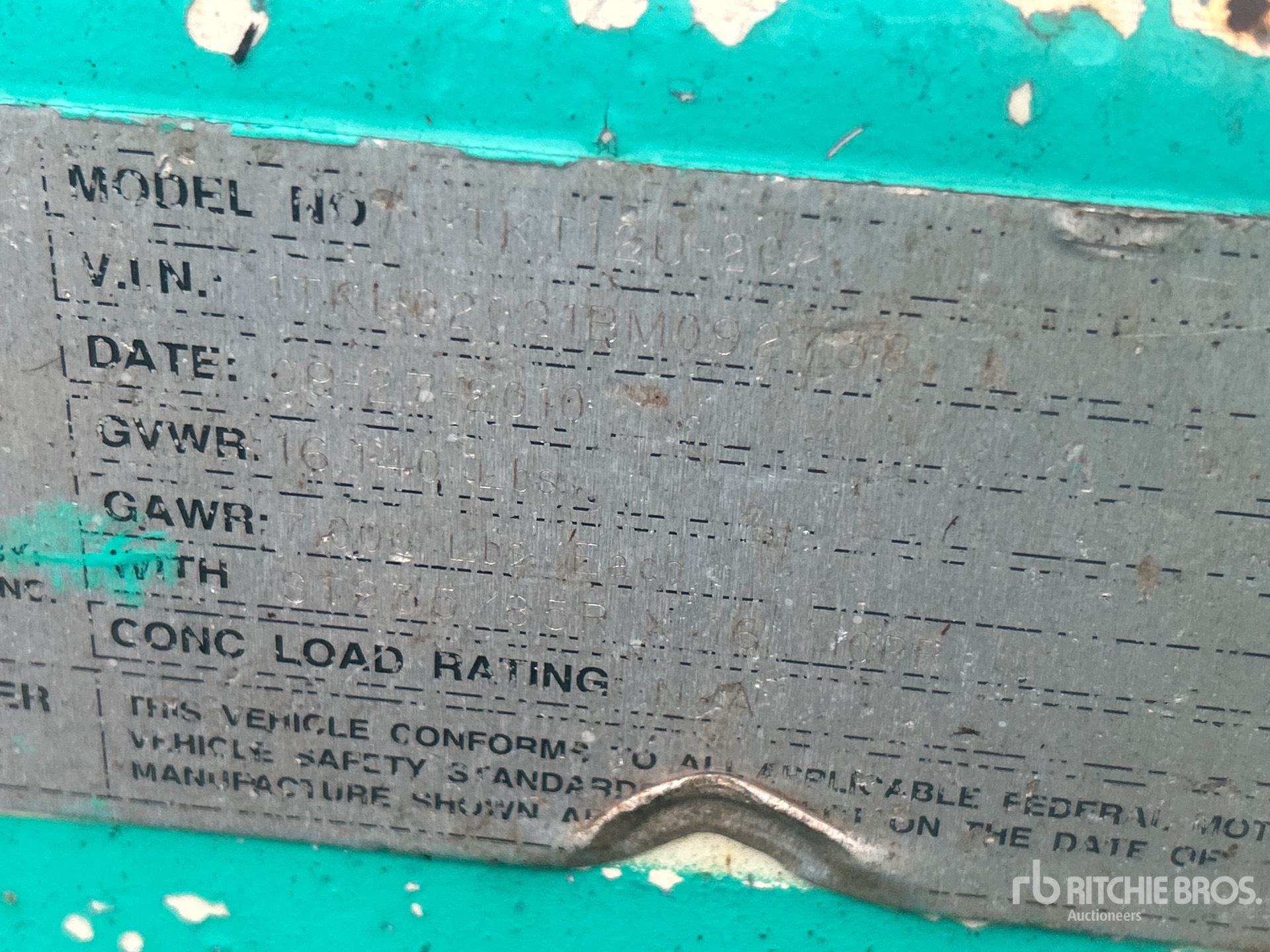 General Appearance with N.º de serie/VIN