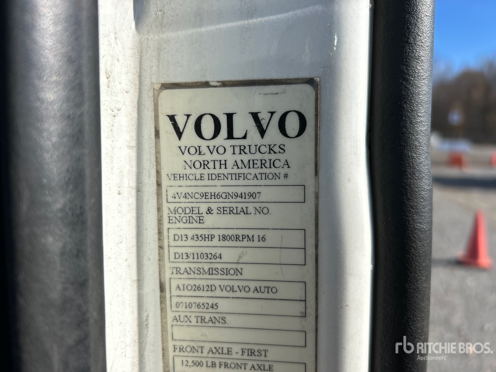 General Appearance with Numero seriale/numero d’identificazione del veicolo (VIN)