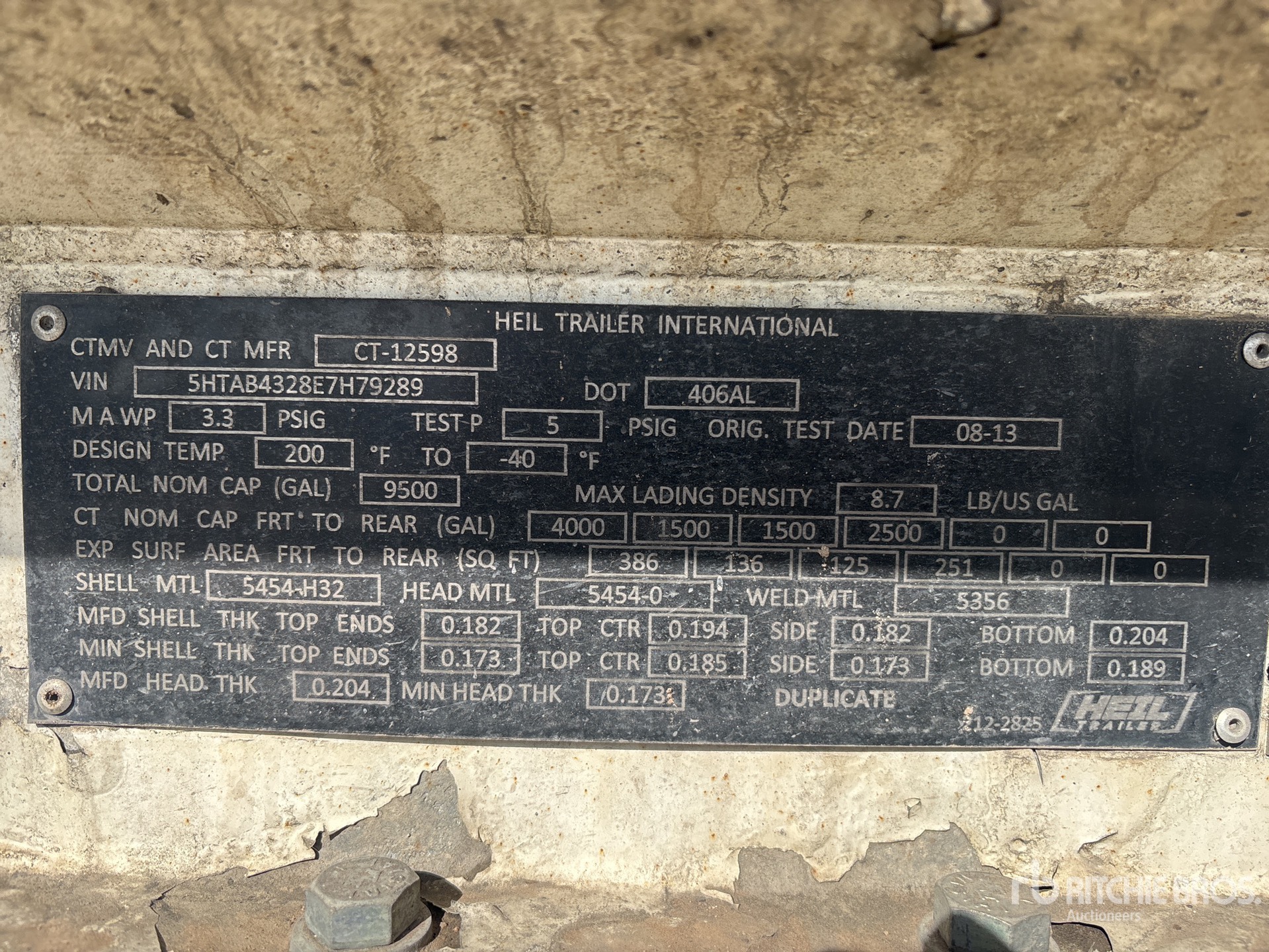 General Appearance with N.º de serie/VIN