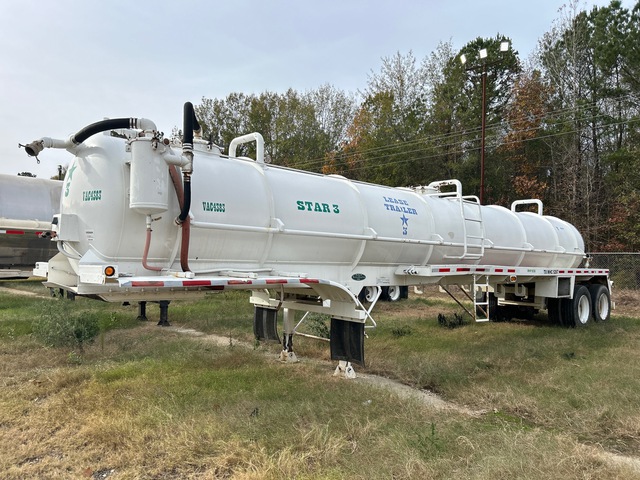 2012 Dragon 130 BBL 130 bbl T/A Vacuum Tanker Trailer
