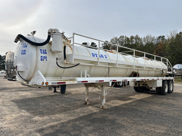 2014 Galyean 130 bbl 5460 gal T/A Vacuum Tanker Trailer