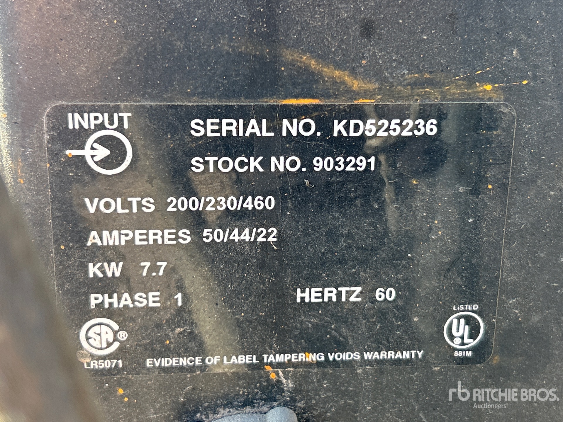 General Appearance with Seriennummer / FIN