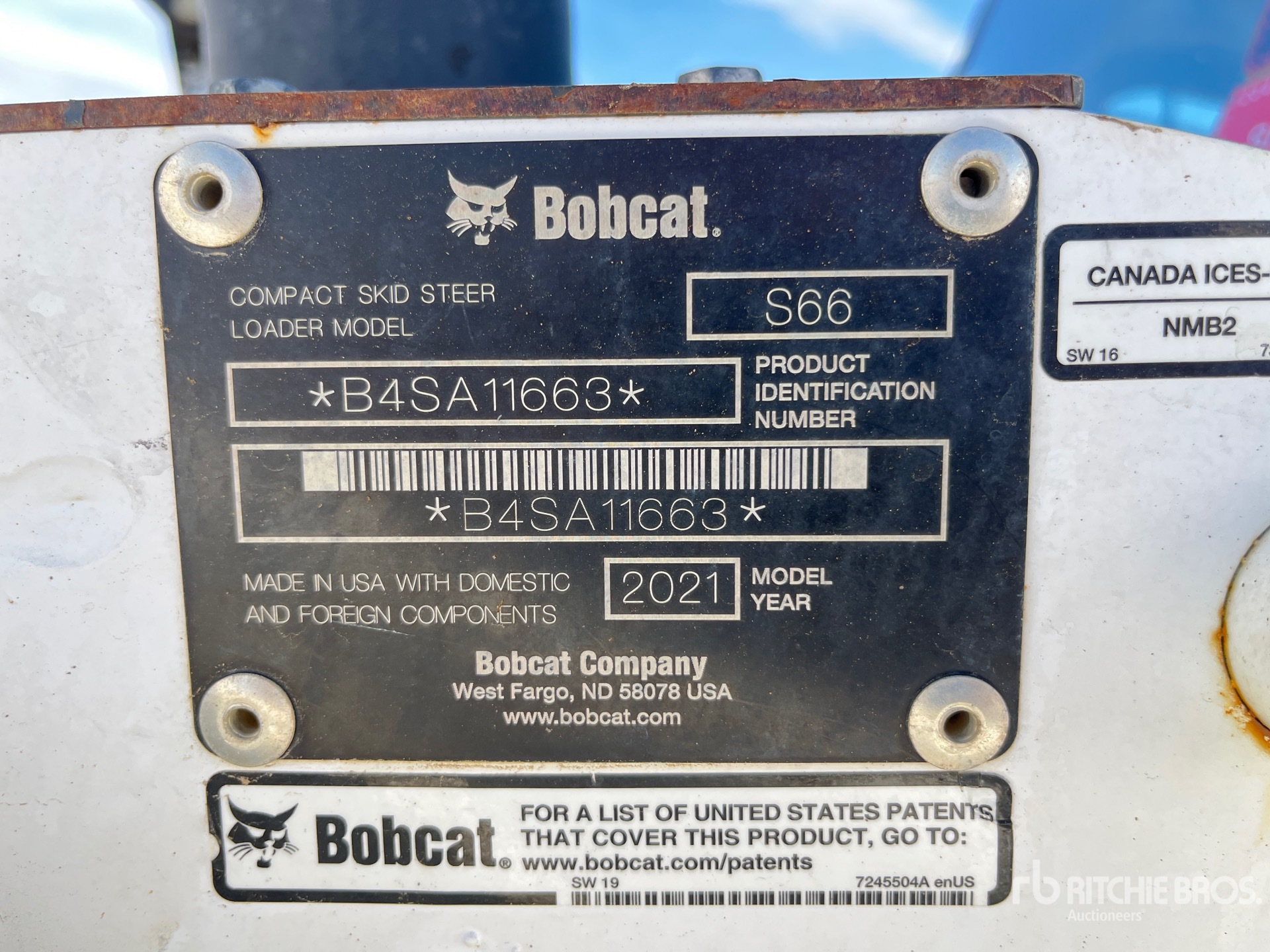 General Appearance with Seriennummer / FIN