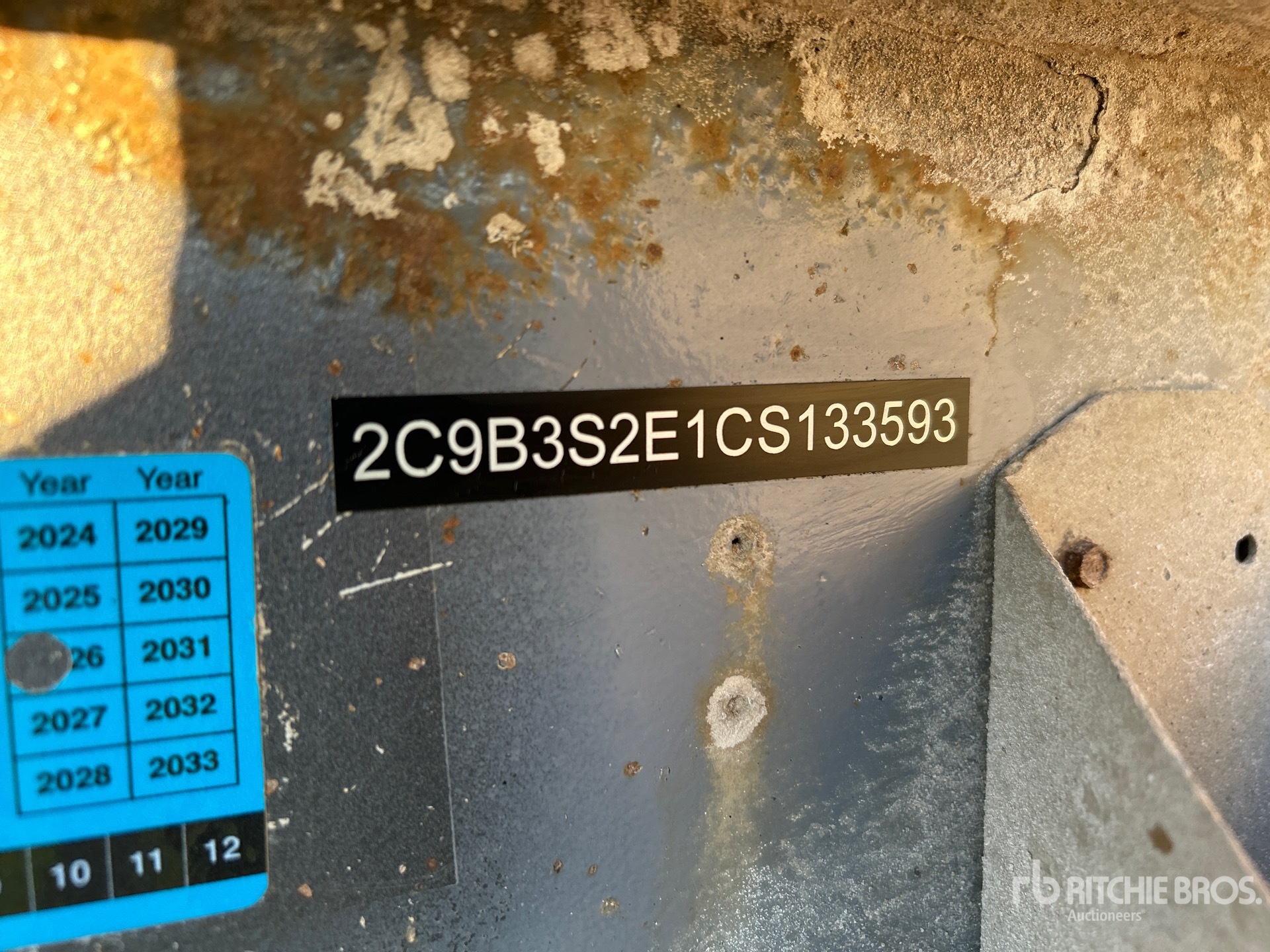 General Appearance with N.º de serie/VIN