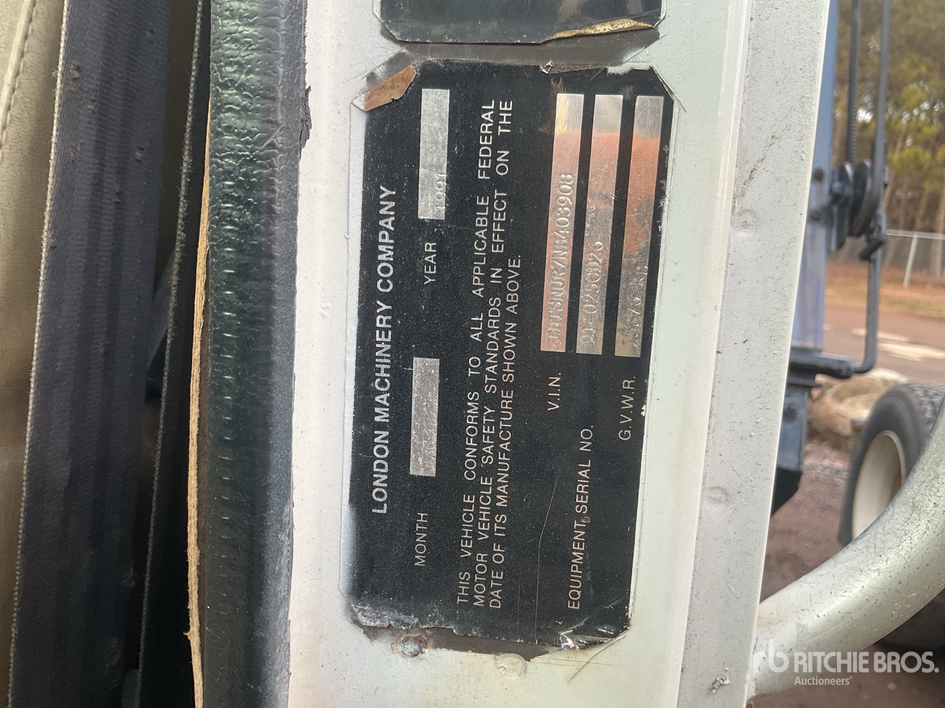 General Appearance with Numero seriale/numero d’identificazione del veicolo (VIN)