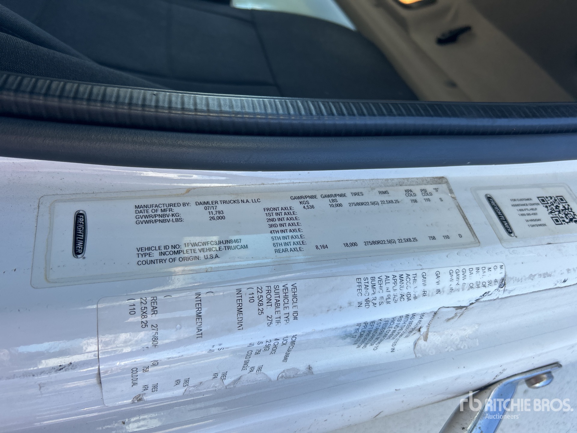 General Appearance with Numer seryjny/numer identyfikacyjny pojazdu