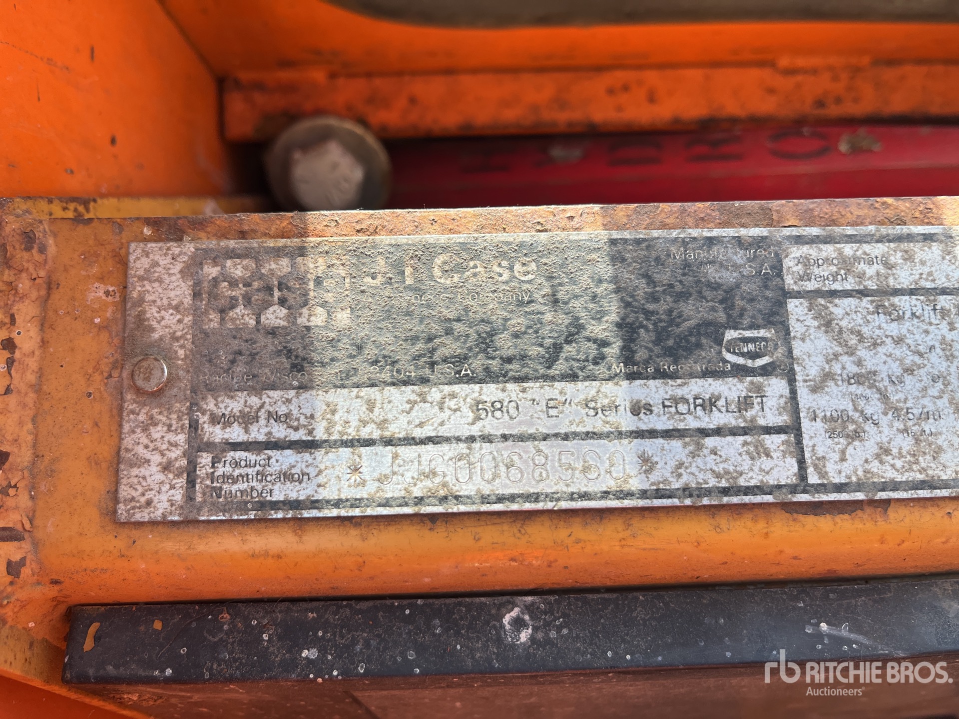 General Appearance with N.º de serie/VIN