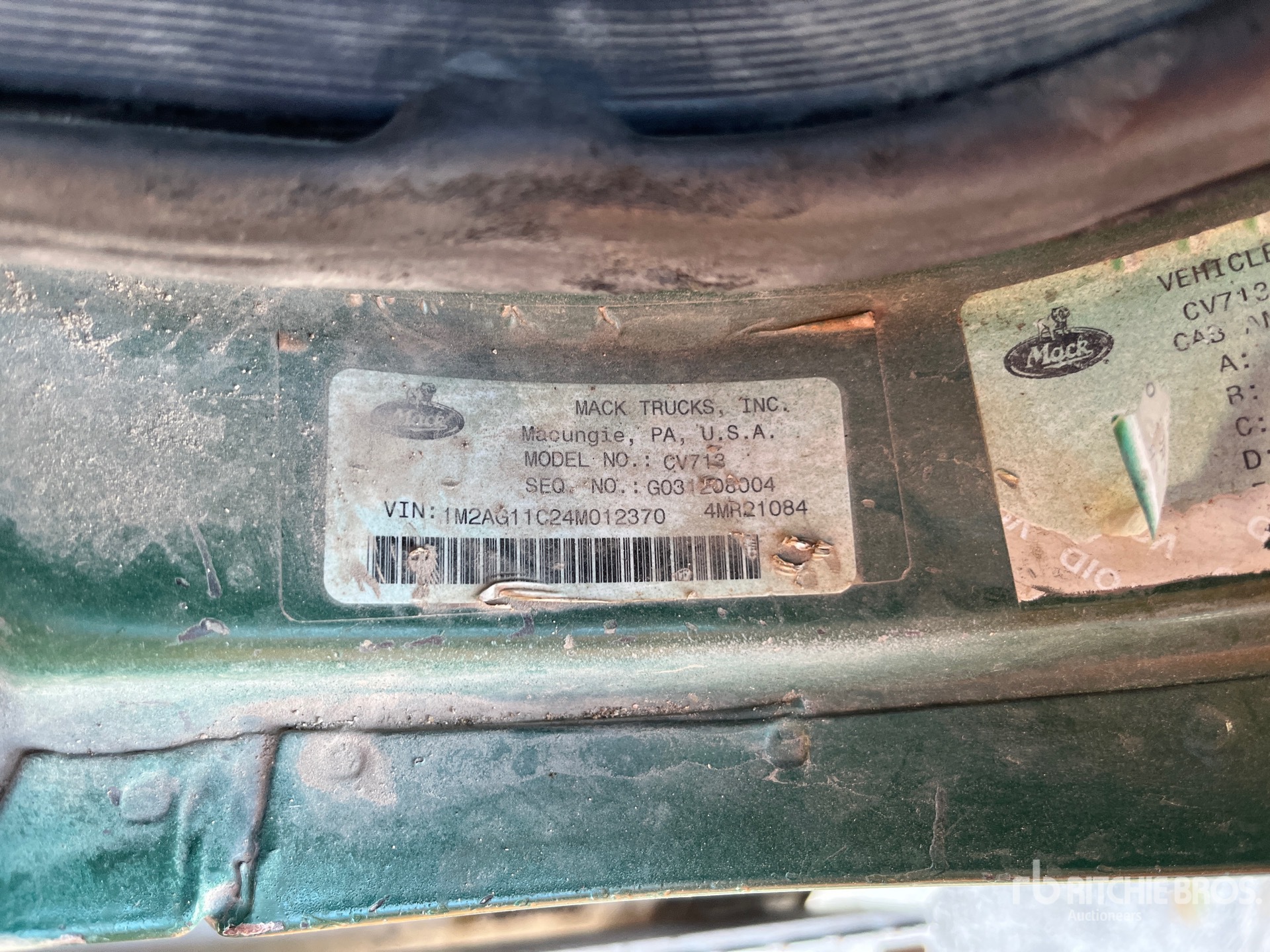 General Appearance with Numero seriale/numero d’identificazione del veicolo (VIN)