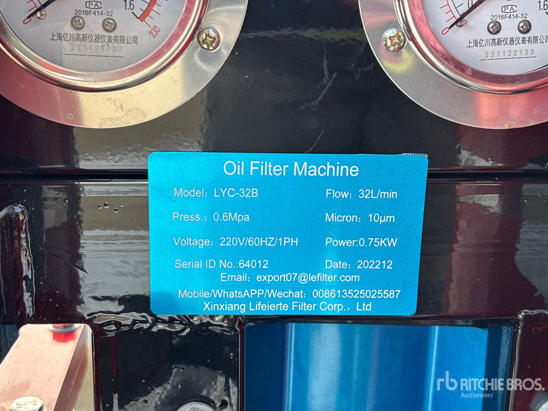 General Appearance with N.º de serie/VIN