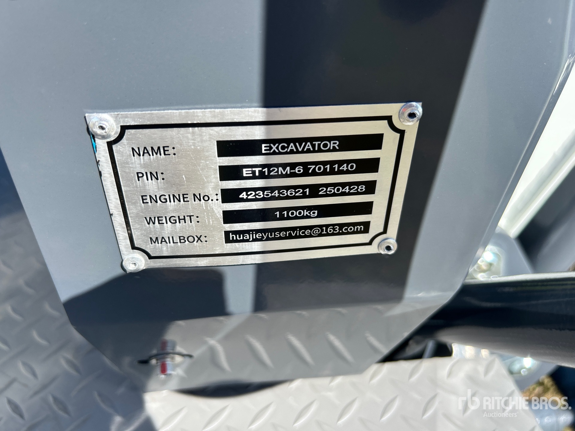 General Appearance with N.º de serie/VIN