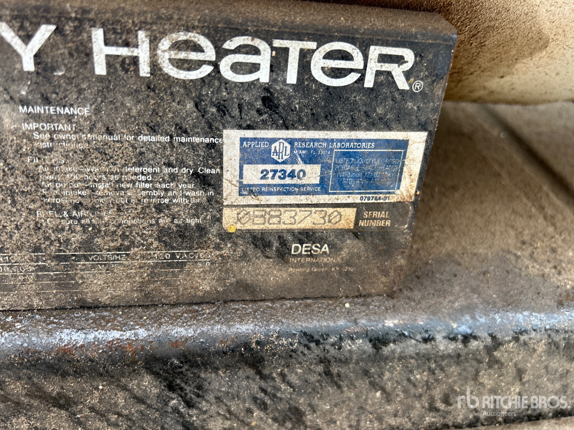 General Appearance with Seriennummer / FIN