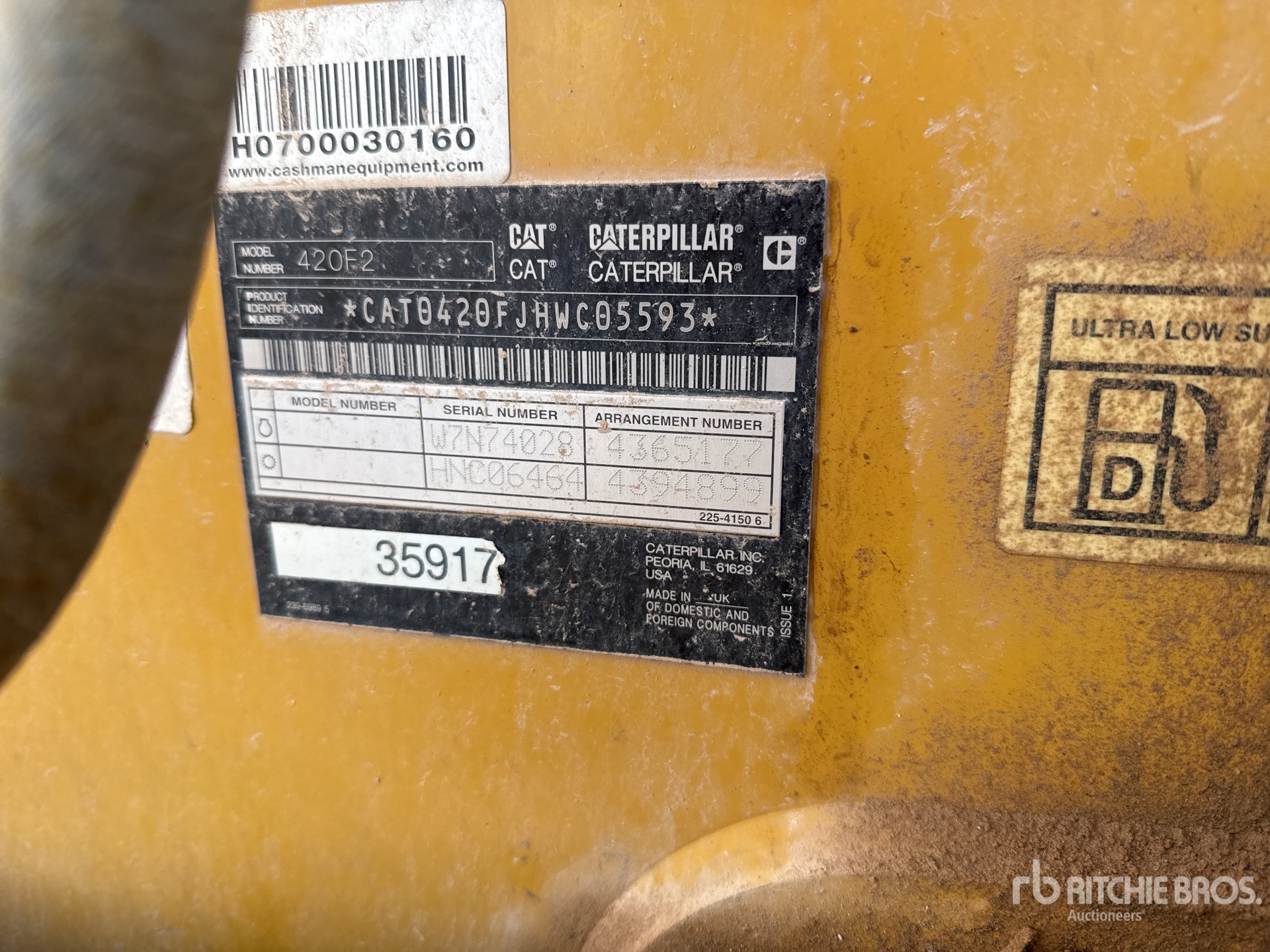 General Appearance with Numero seriale/numero d’identificazione del veicolo (VIN)