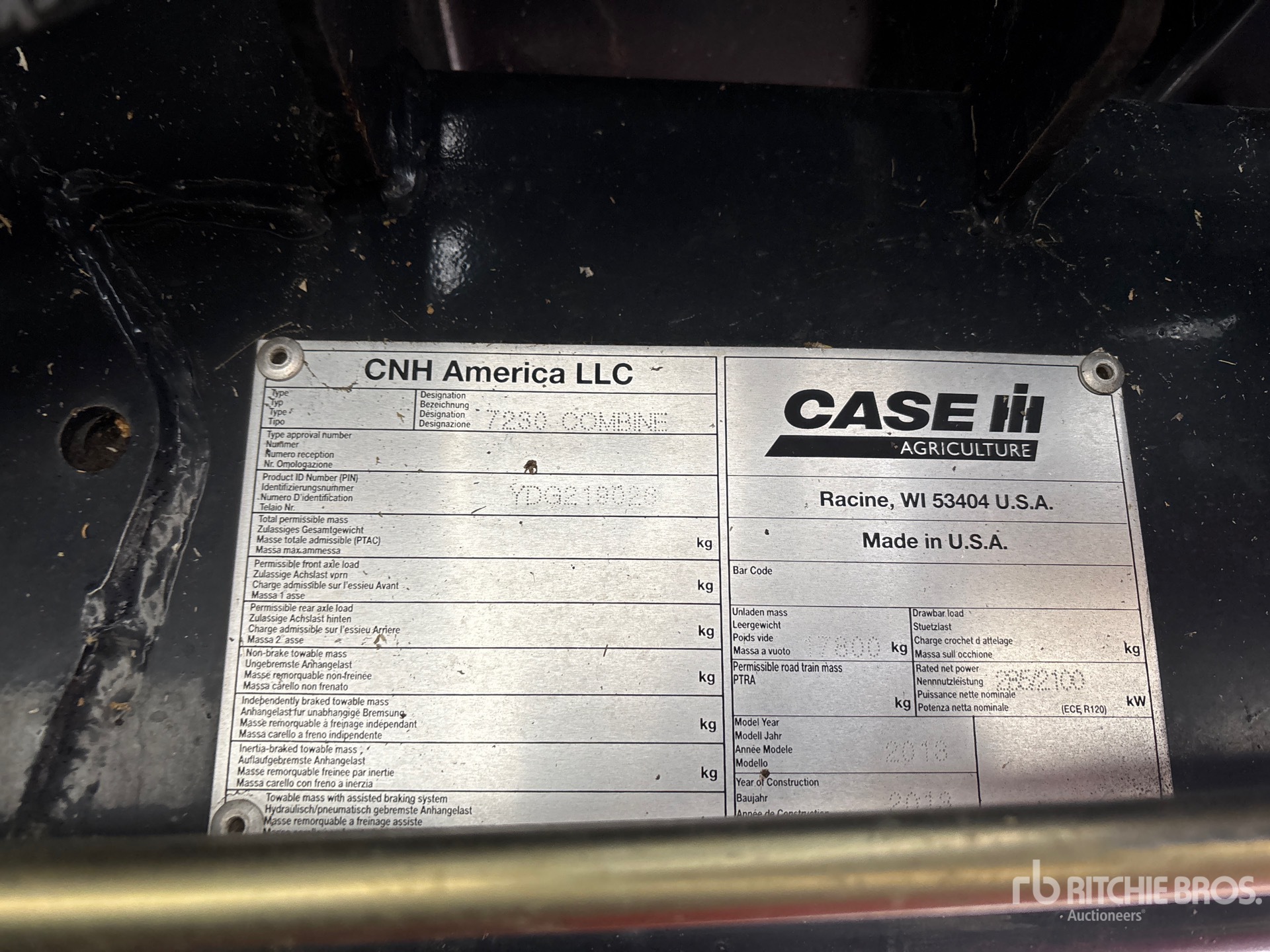 General Appearance with Seriennummer / FIN