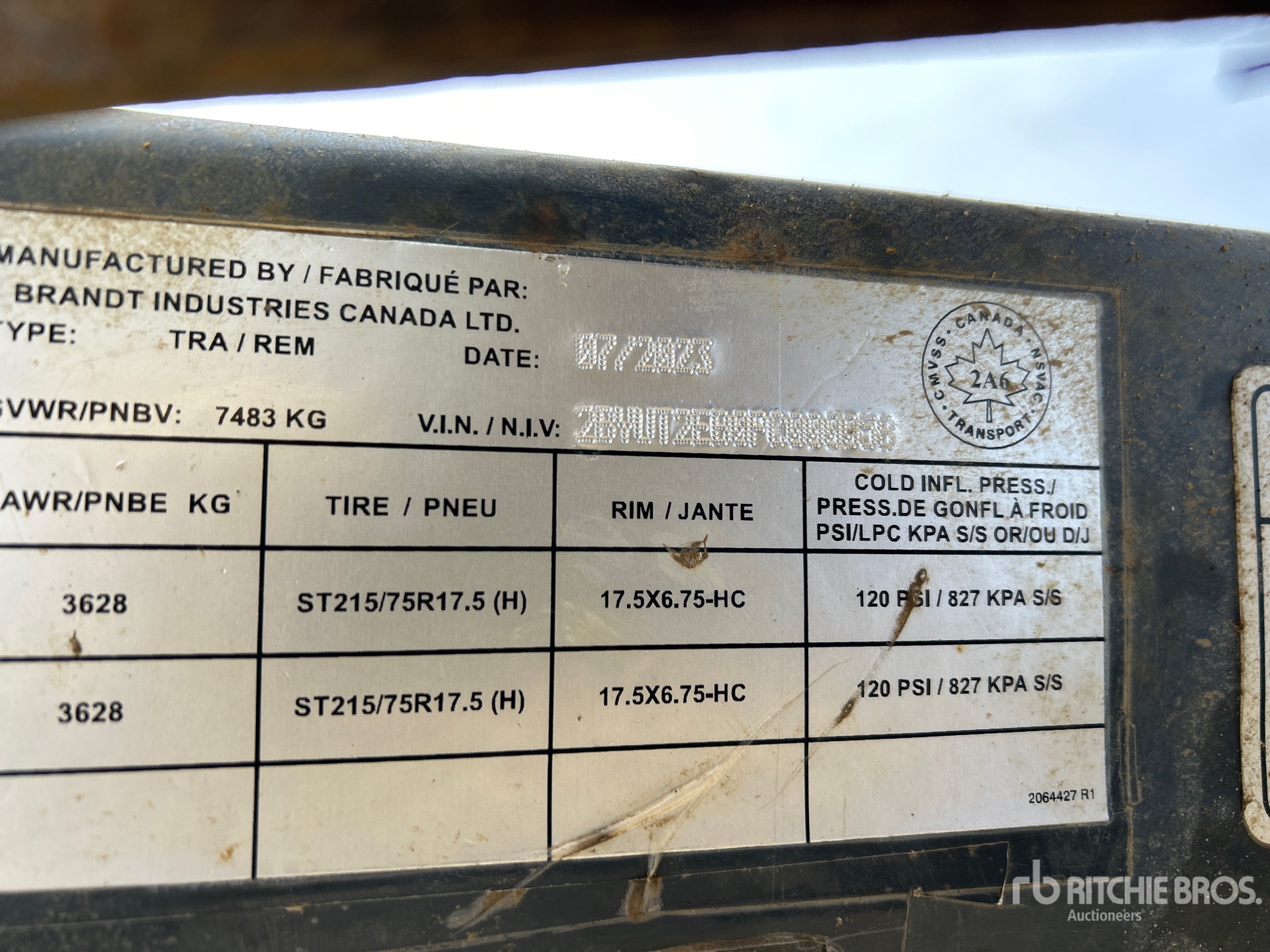 General Appearance with Numer seryjny/numer identyfikacyjny pojazdu