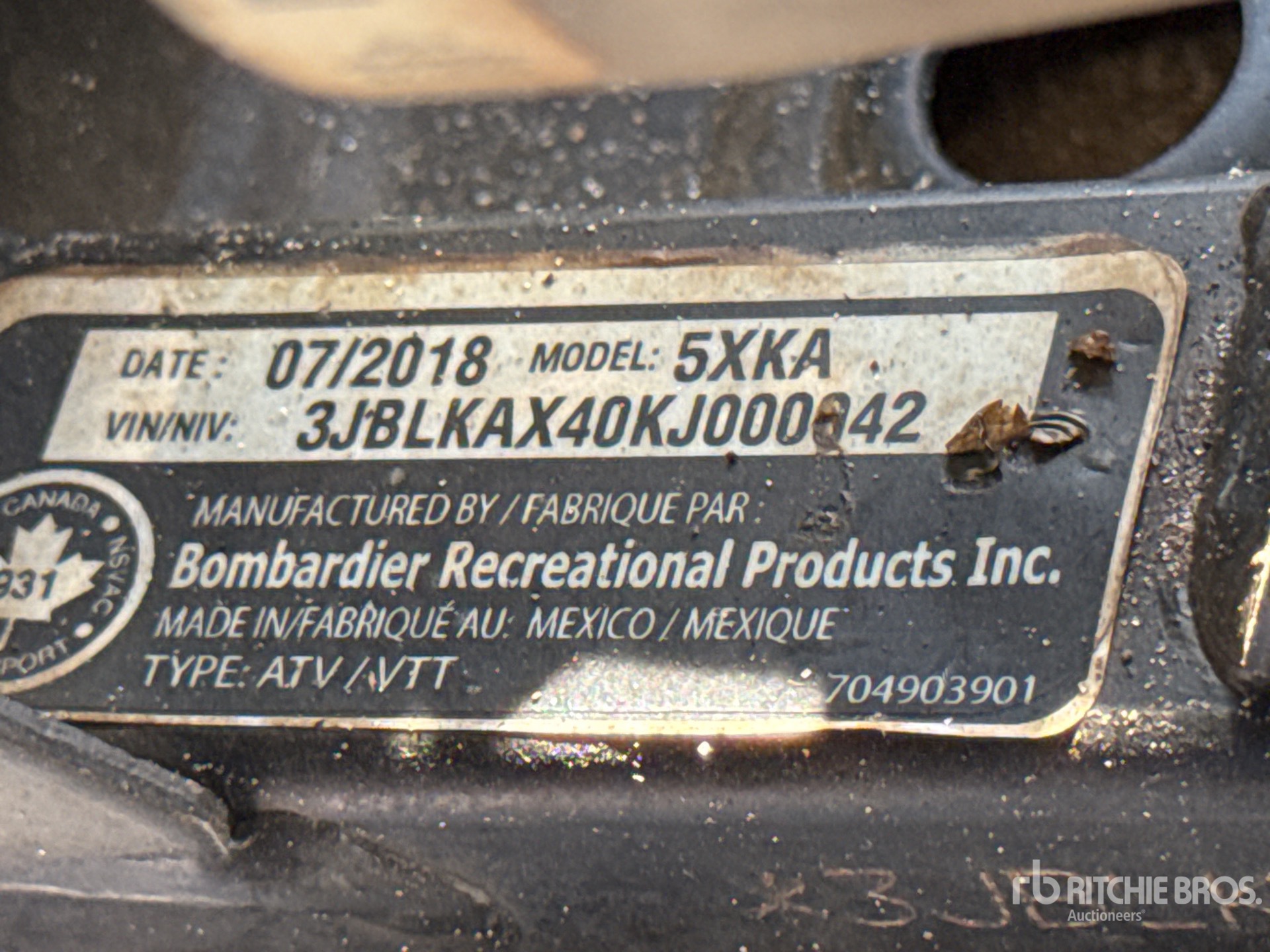 General Appearance with Numéro de série/Numéro d'identification du véhicule automobile