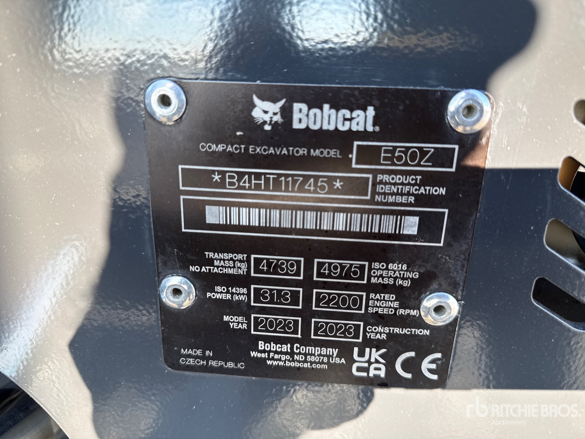 General Appearance with Numer seryjny/numer identyfikacyjny pojazdu