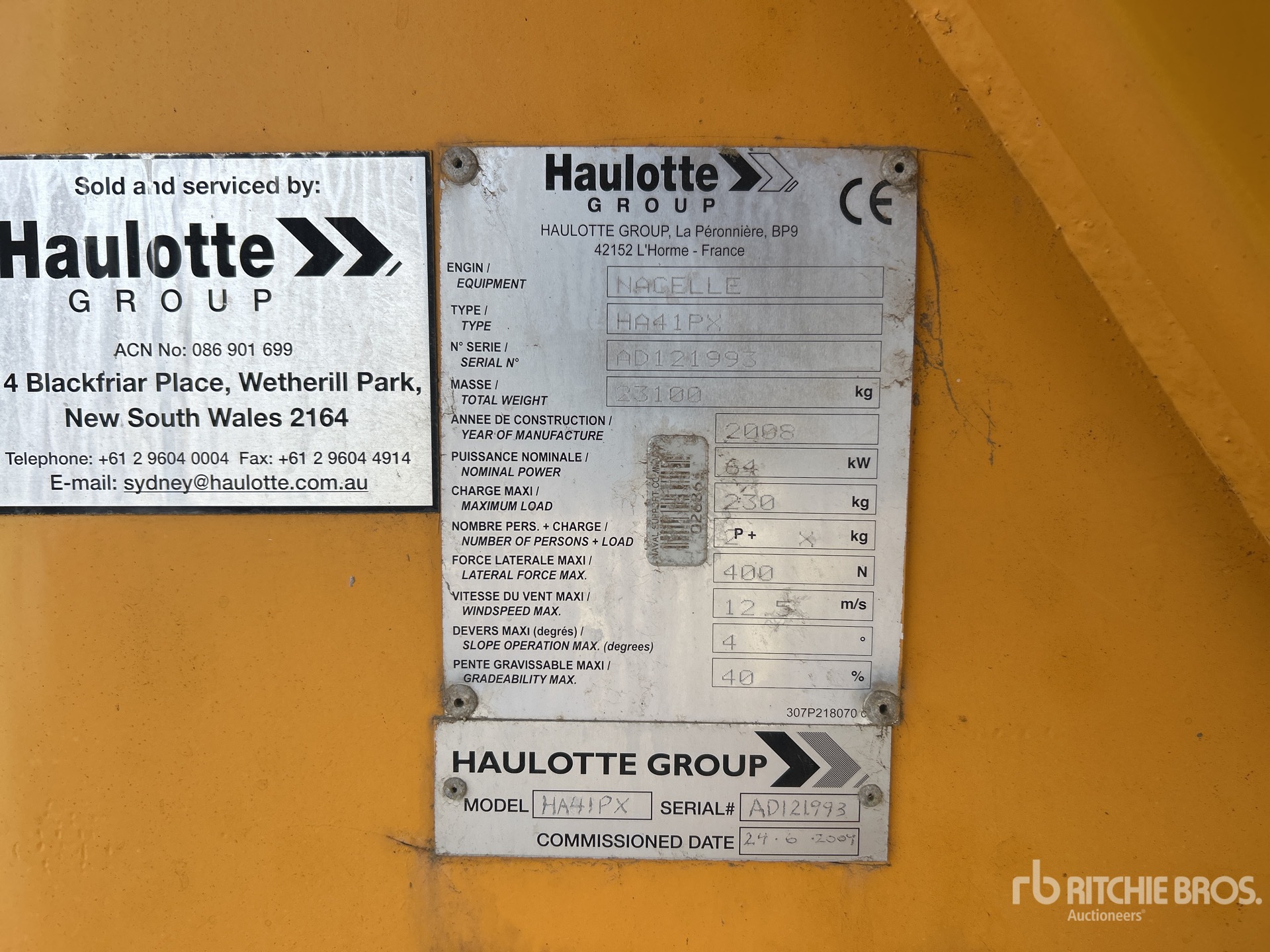 General Appearance with Seriennummer / FIN