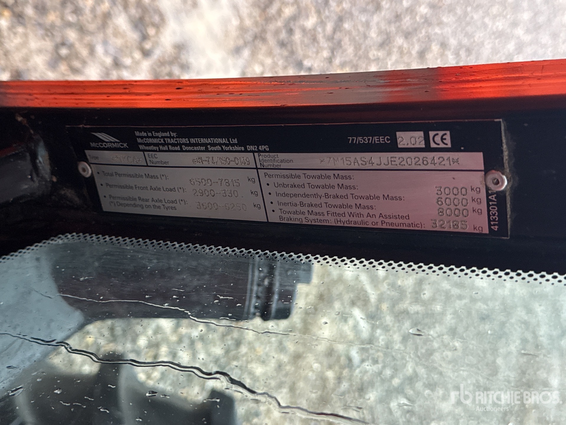 General Appearance with Seriennummer / FIN