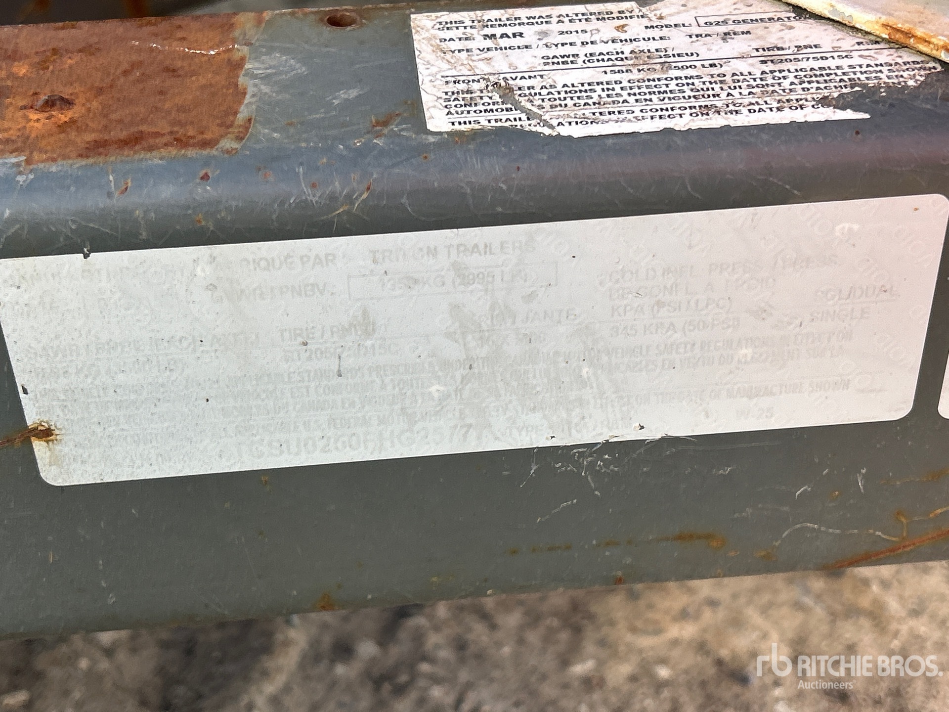 General Appearance with Numer seryjny/numer identyfikacyjny pojazdu