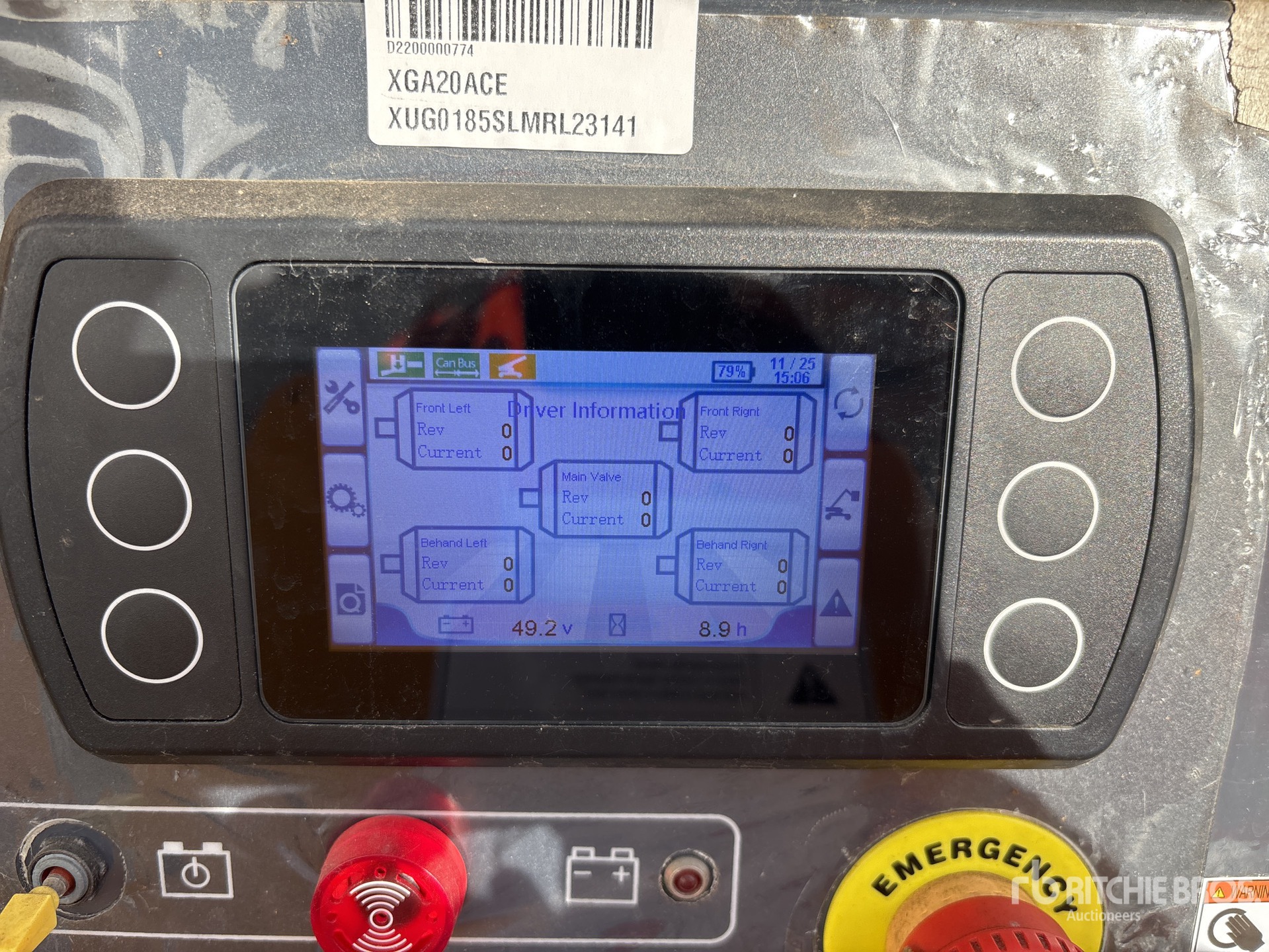 General Appearance with Horímetro / Odómetro