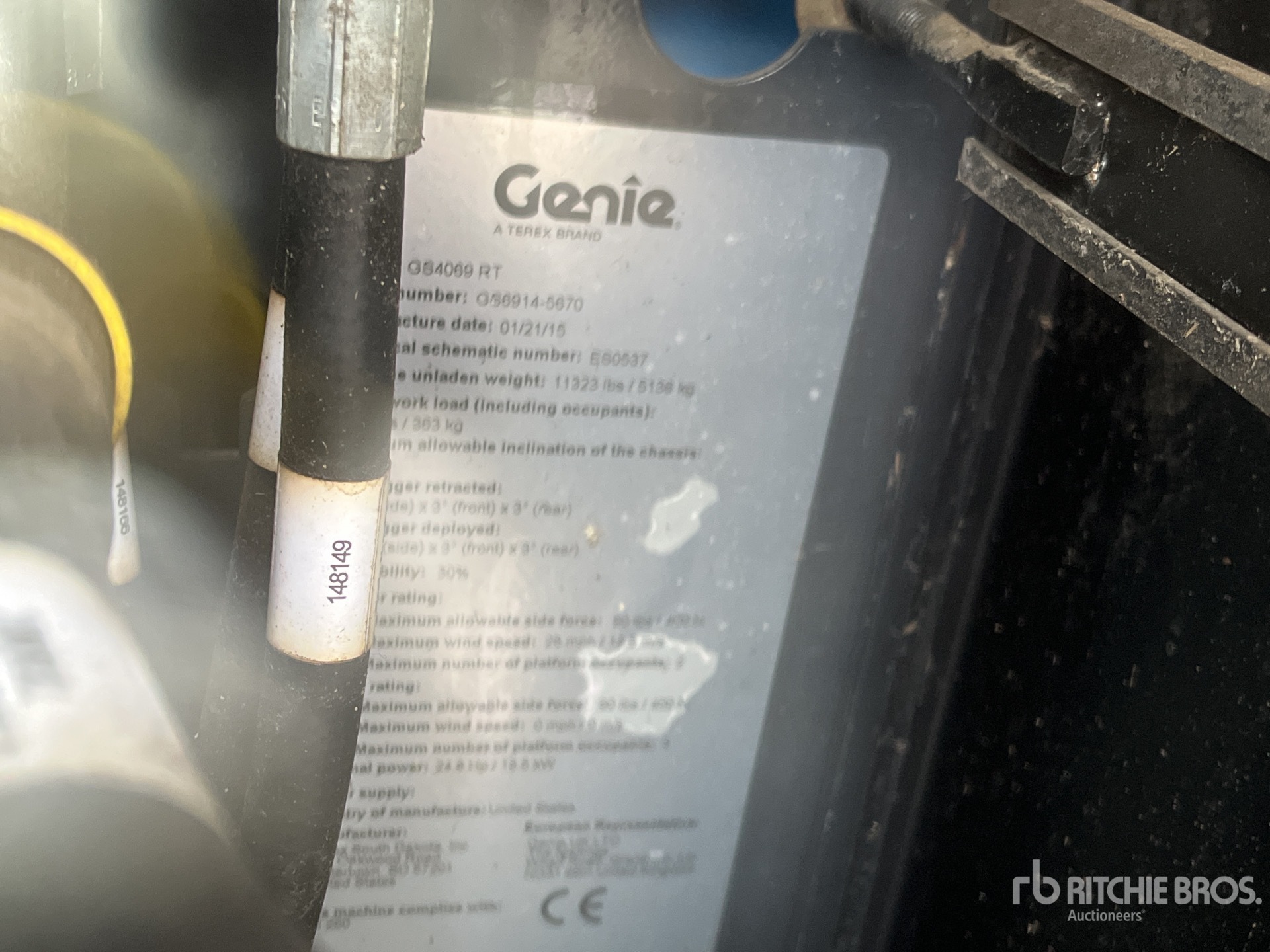 General Appearance with N.º de serie/VIN