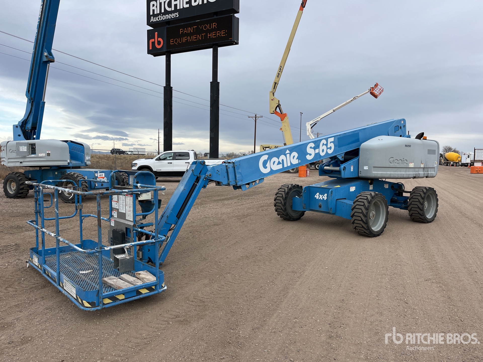 2014 Genie S-65 4WD Diesel Telescopic Boom Lift | Ritchie Bros. Auctioneers